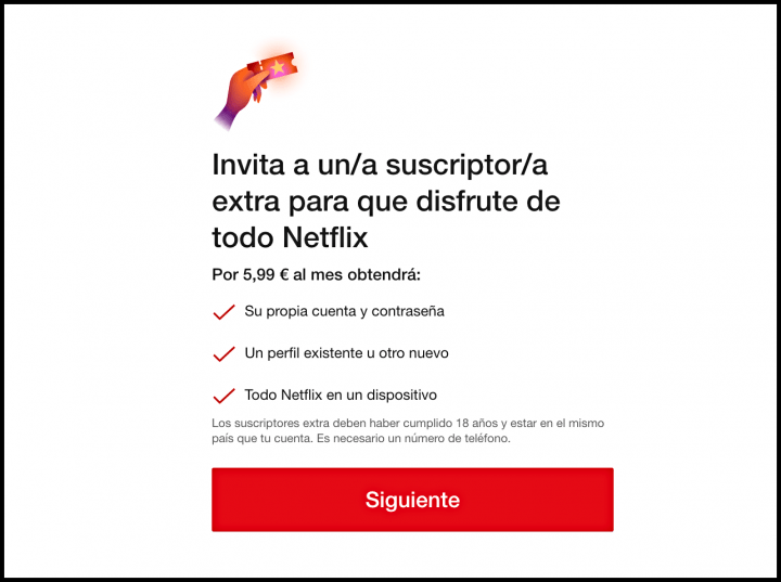 Imagen - Cómo compartir una cuenta de Netflix