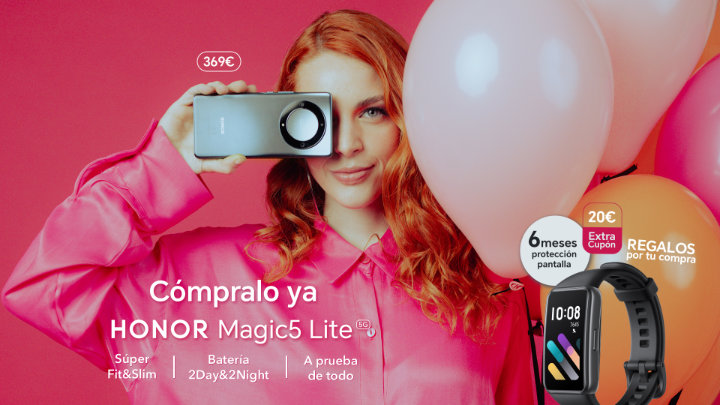 Imagen - HONOR Magic 5 Lite: ficha t&eacute;cnica, ofertas y d&oacute;nde comprar