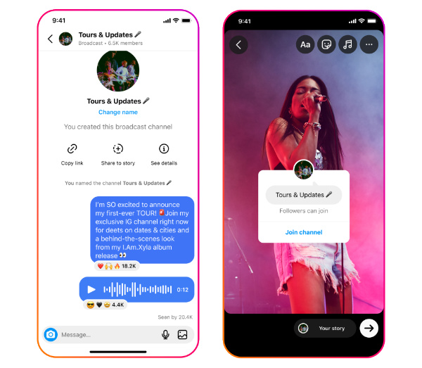 Imagen - Instagram lanza &quot;Canales de difusión&quot;, así funciona