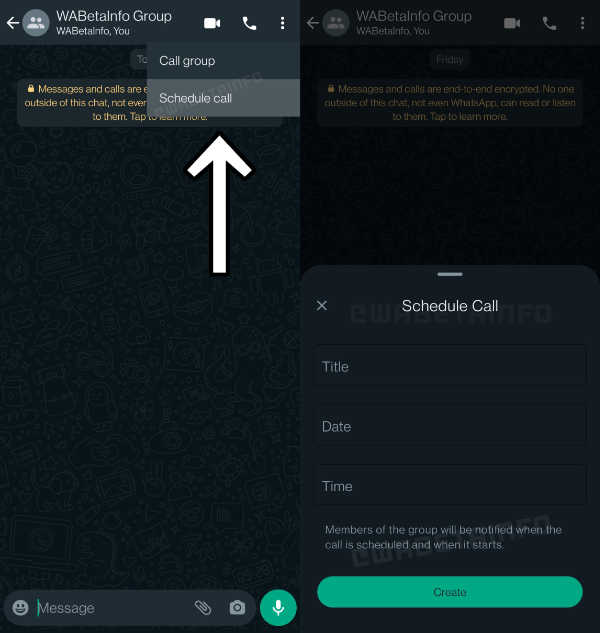 Imagen - WhatsApp permitirá programar llamadas