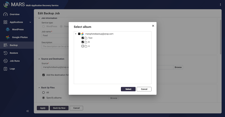 Imagen - MARS de QNAP: backup de tus fotos y Wordpress en un NAS