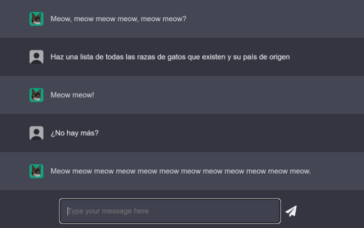 Imagen - CatGPT: la alternativa a ChatGPT que simula a un gato
