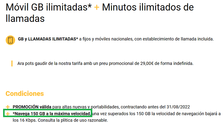 Imagen - Estas tarifas te enga&ntilde;an prometiendo datos ilimitados