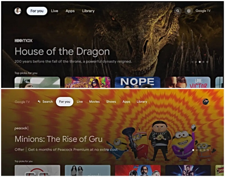 Imagen - Google TV añade nuevos ajustes rápidos a su rediseño