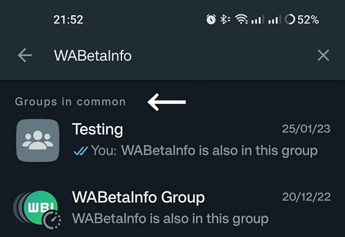 Imagen - WhatsApp te dirá los grupos en común con un contacto