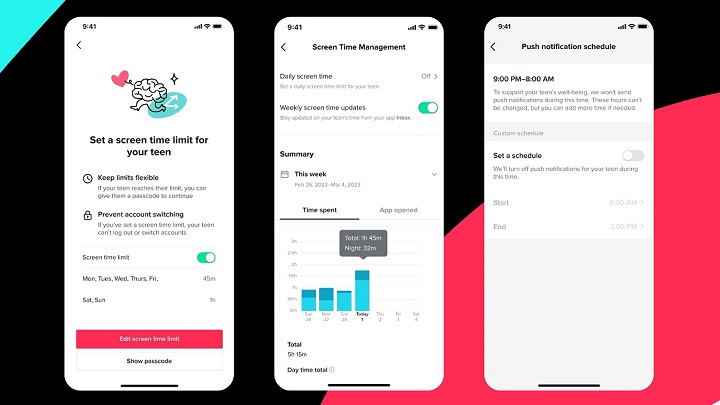 Imagen - TikTok pone un límite de tiempo a los menores
