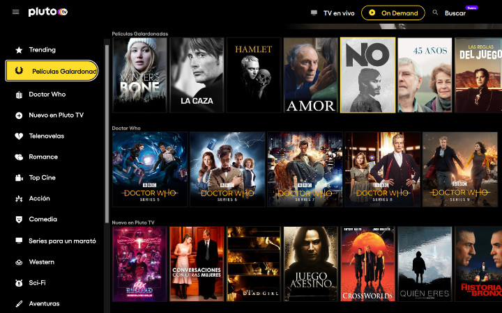 Imagen - Pluto TV a&ntilde;ade South Park, pel&iacute;culas de &Oacute;scar y m&aacute;s canales