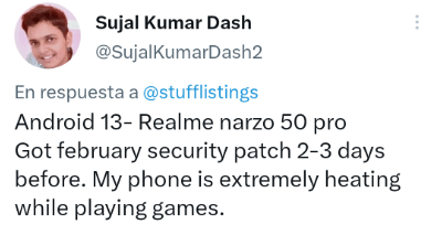 Imagen - Android 13 en Realme: fallos de interfaz y calentamiento
