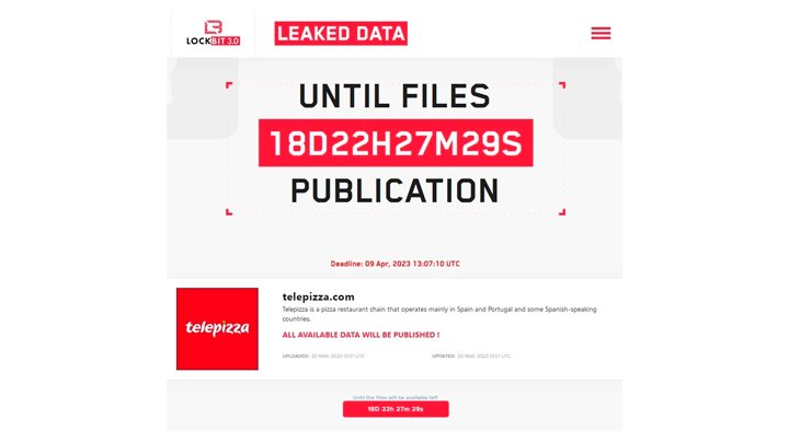 Imagen - Telepizza sufre grave ataque de ransomware