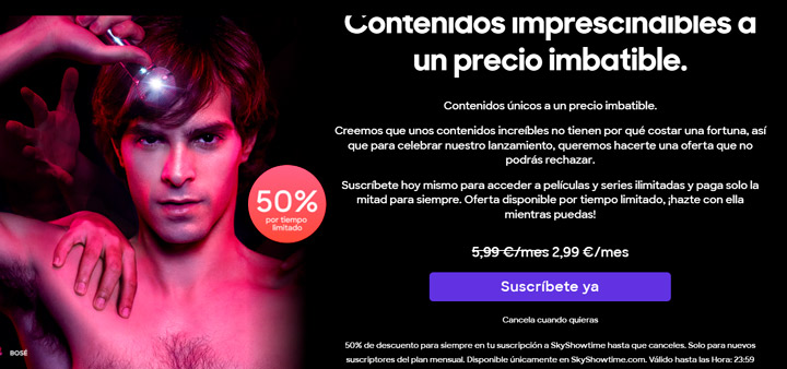 Imagen - SkyShowtime te subirá el precio más allá de los 2,99 euros