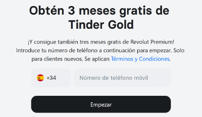 Imagen - Cómo conseguir 3 meses gratis de Tinder Gold