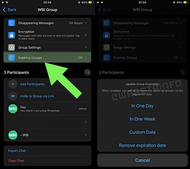 Imagen - WhatsApp permitirá crear grupos temporales