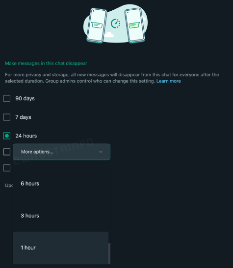 Imagen - WhatsApp tendrá mensajes que desaparecen en 1 hora