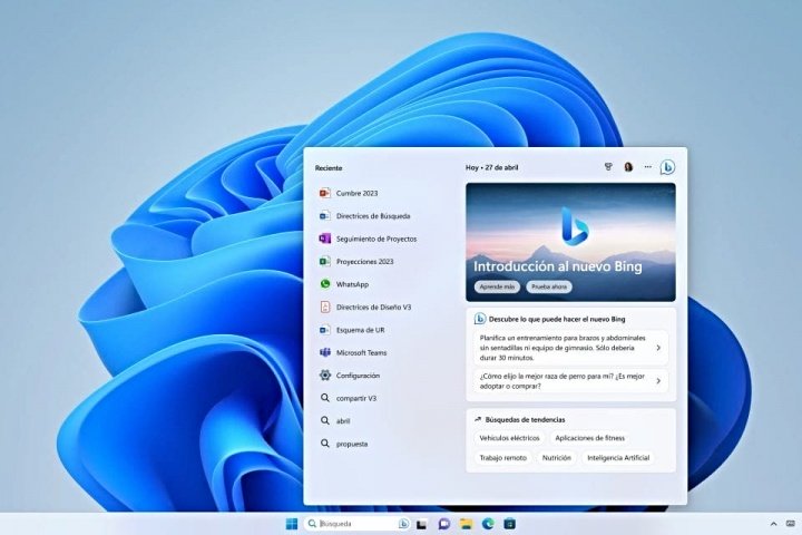 Imagen - Windows 11 añade Bing con IA, sincronización con iOS y más