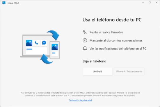 Imagen - Enlace Móvil de Windows ya es compatible con iPhone