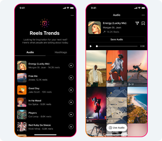 Imagen - Instagram Reels mejora el editor, estadísticas y tendencias