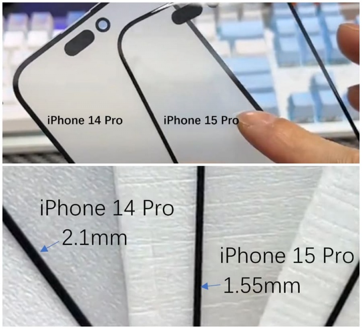 Imagen - iPhone 15: biseles finos y cámara delgada