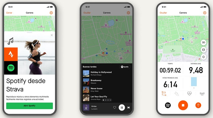 Imagen - Spotify se integra con Strava: música mientras haces running