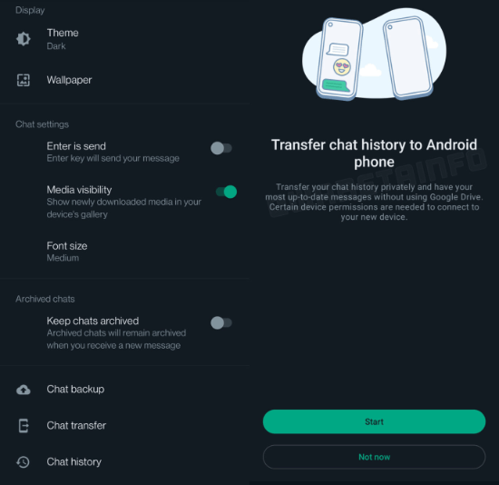 Imagen - WhatsApp a&ntilde;ade transferencia de chats sin Google Drive