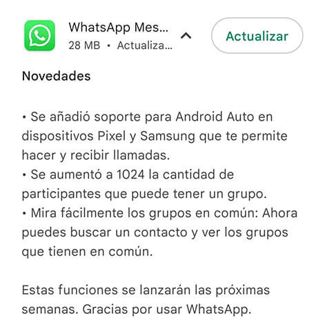 Imagen - WhatsApp ya permite hacer llamadas desde Android Auto