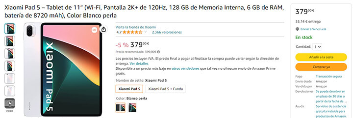 Imagen - Oferta: la mejor tableta de Xiaomi a precio hist&oacute;rico