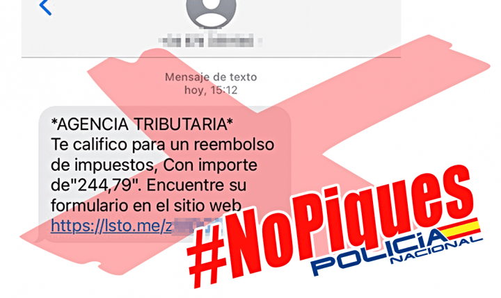 Imagen - No abras este SMS que asegura que Hacienda te devuelve