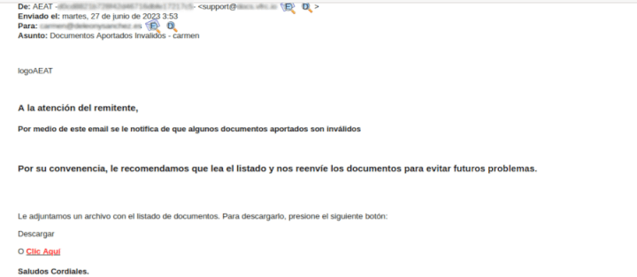 Imagen - Llegan falsas notificaciones de Hacienda en las que te prometen devolución de dinero