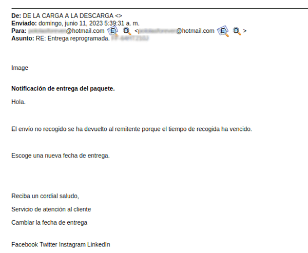 Imagen - Rastrea tu paquete de Correos: ¿el email es real?