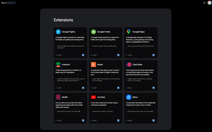 Imagen - Bard seguirá los pasos de ChatGPT: tendrá extensiones de terceros