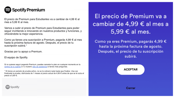 Imagen - Spotify sube el precio de todas las suscripciones