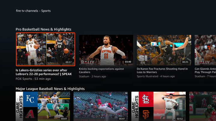 Imagen - Amazon Fire TV sigue los pasos de Google TV: añade una pestaña con 400 canales gratis