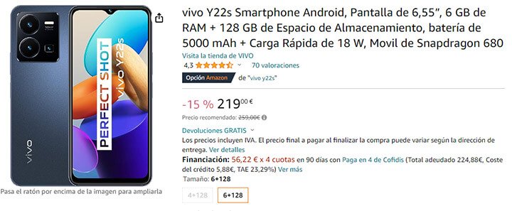 Imagen - Cuesta 220 euros, es como un Xiaomi y tiene una gran bater&iacute;a