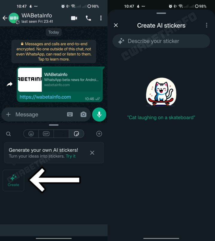 Imagen - WhatsApp prepara una revolución en los stickers: se podrán crear mediante IA