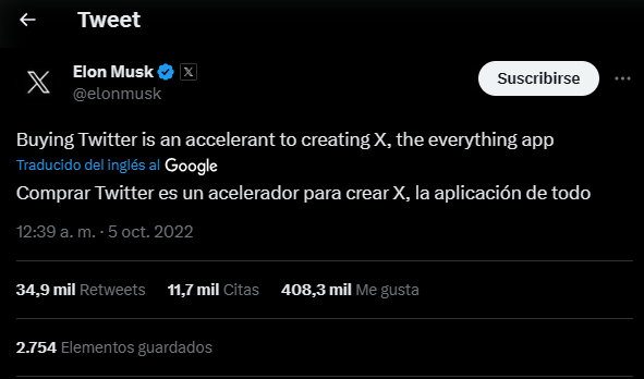 Imagen - Los &quot;tweets&quot; ya no se llamarán así, Elon Musk tiene otro nombre para ellos