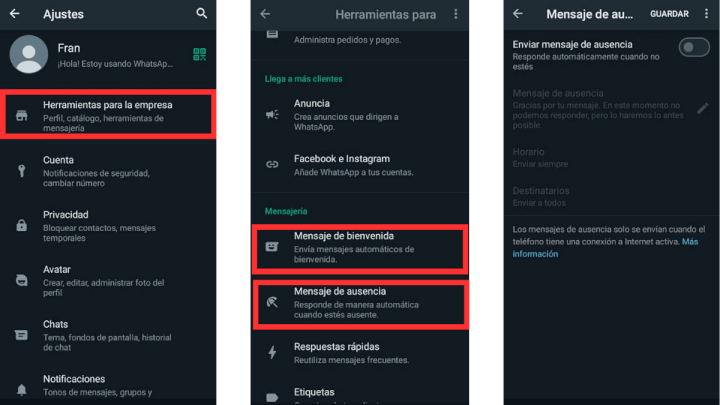 Imagen - Cómo programar una autorespuesta en WhatsApp Business