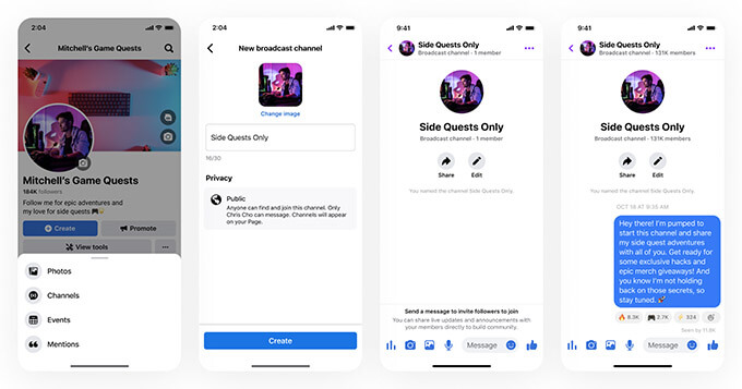 Imagen - Los canales llegan a Facebook y Messenger: qué son y cómo funcionan