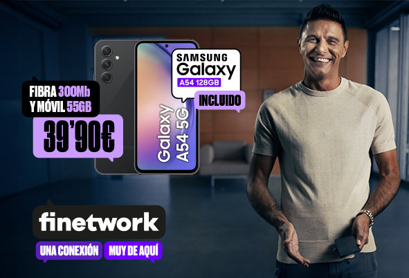 Imagen - Ofertas Finetwork en fibra y móvil con teléfono de regalo