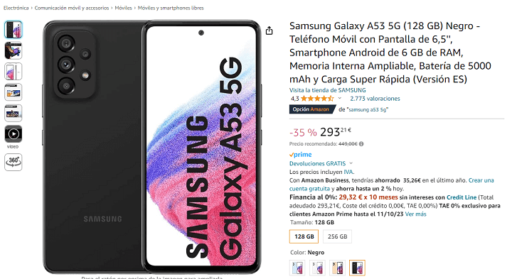 Imagen - Adelántate al Prime Day con esta oferta: este Samsung top baja de los 300 euros