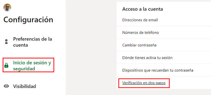 Imagen - C&oacute;mo activar la verificaci&oacute;n en dos pasos en LinkedIn