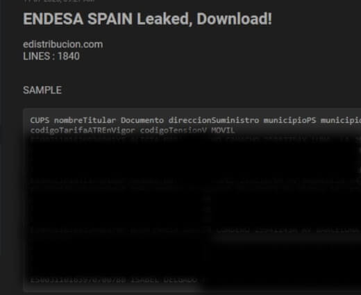 Imagen - Endesa hackeada: filtran los datos personales de clientes