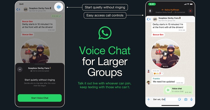 Imagen - Los chats de solo voz de WhatsApp ya est&aacute;n llegando a todos