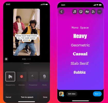 Imagen - Instagram añade stickers personalizados, voces, nuevas fuentes y más