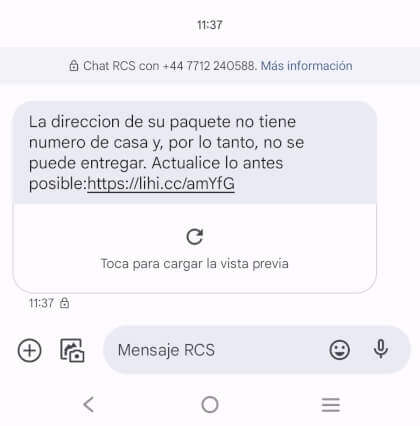 Imagen - "Paquete sin n&uacute;mero de casa": atenci&oacute;n si recibes este SMS