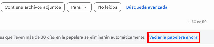 Imagen - Cómo eliminar masivamente correos electrónicos en Gmail