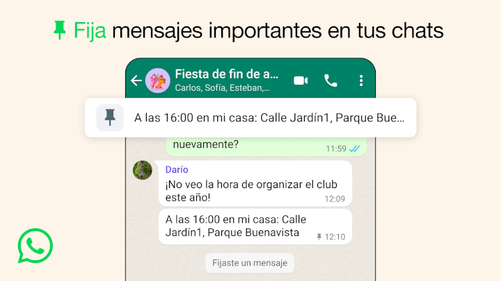 Imagen - Cómo fijar mensajes en WhatsApp