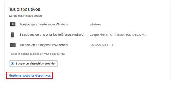 Imagen - Cómo eliminar de Google un teléfono perdido o robado