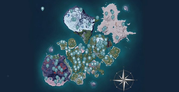 Imagen - Mapa interactivo de Palworld: secretos, cofres, torres, puntos de interés y más