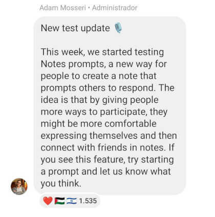 Imagen - Las notas de Instagram no están teniendo éxito, y esta nueva idea busca que las utilices