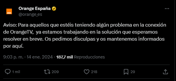 Imagen - Orange TV deja a muchos clientes sin poder ver el clásico de la Supercopa