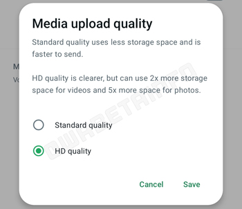 Imagen - WhatsApp añadirá una opción para enviar fotos en alta calidad por defecto